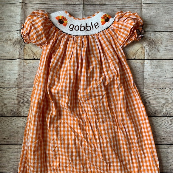 turkey smocked dress